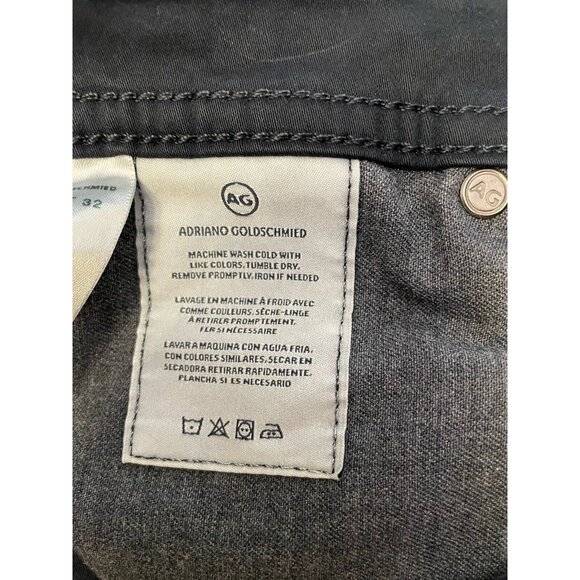 AG Adriano Goldschmied The Everett Slim Straight Navy Blue Jean Pants Size 42X29 - Picture 5 of 12